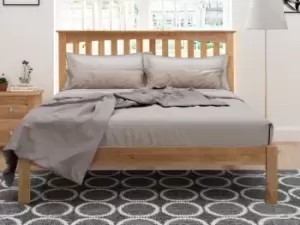 Image of Flintshire Gladstone 4ft6 Double Oak wooden Bed Frame