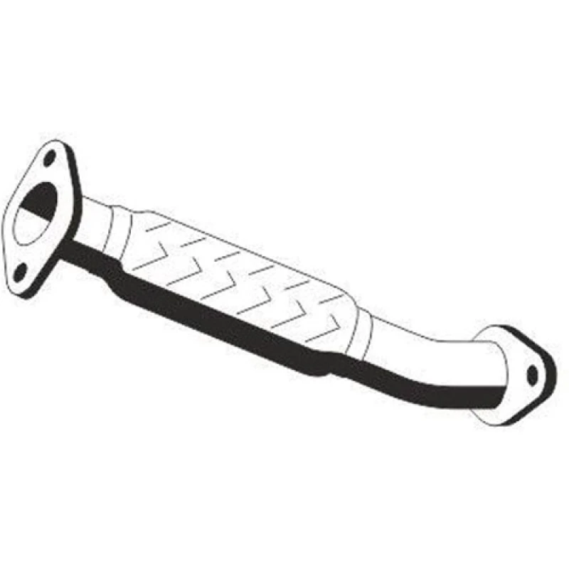 Image of ERNST 341516 Exhaust Pipe Front, Length: 420mm Exhaust Pipe (17)