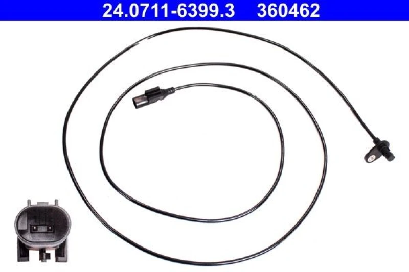 Image of ABS sensor ATE 24.0711-6399.3