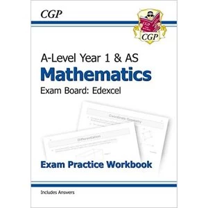 Image of New A-Level Maths for Edexcel: Year 1 & AS Exam Practice Workbook by CGP Books (Paperback, 2017)