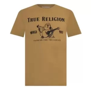 Image of True Religion Buddha T Shirt - Brown