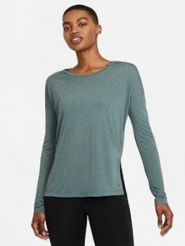 Image of Nike Training Dry Layer Long Sleeve Top - Blue