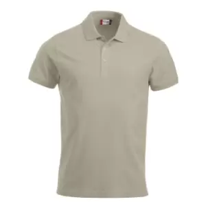 Image of Clique Mens Classic Lincoln Polo Shirt (M) (Light Khaki)