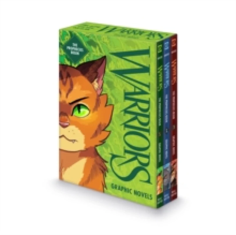 Image of The Warriors Graphic Novel Box Set: The Prophecies Begin : The Complete First Arc, Books #1-#3 Paperback / softback