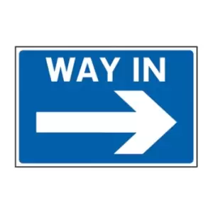 Image of Way in Arrow Right - RPVC (600 x 450mm)