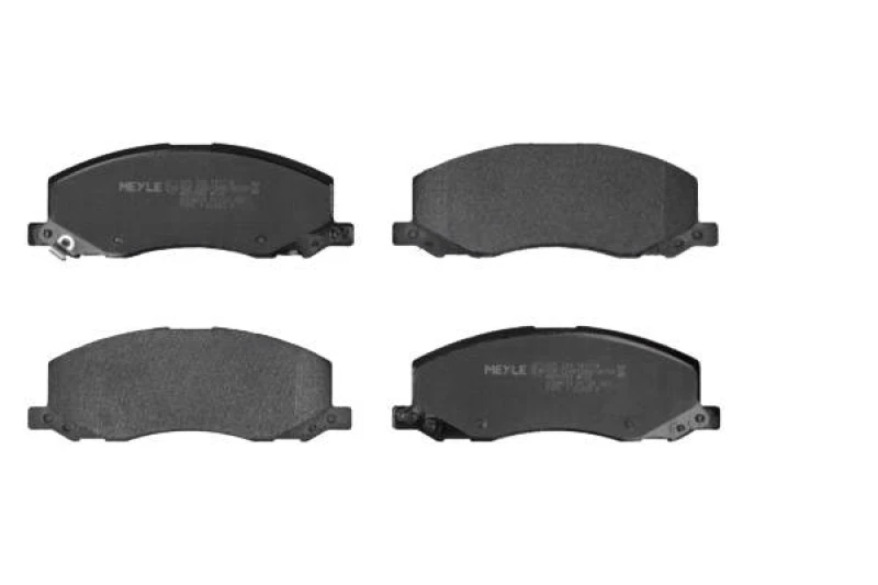 Image of MEYLE 025 244 1817/W Brake pad set Front Axle, with acoustic wear warning, Original Quality, with anti-squeak plate Brake Pad Set,disc brake (402)