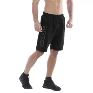 Image of Golds Gym Embossed Shorts Mens - Black