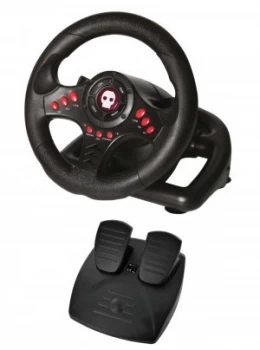 image of Numskull NS101 Gaming Racing Wheel and Pedals