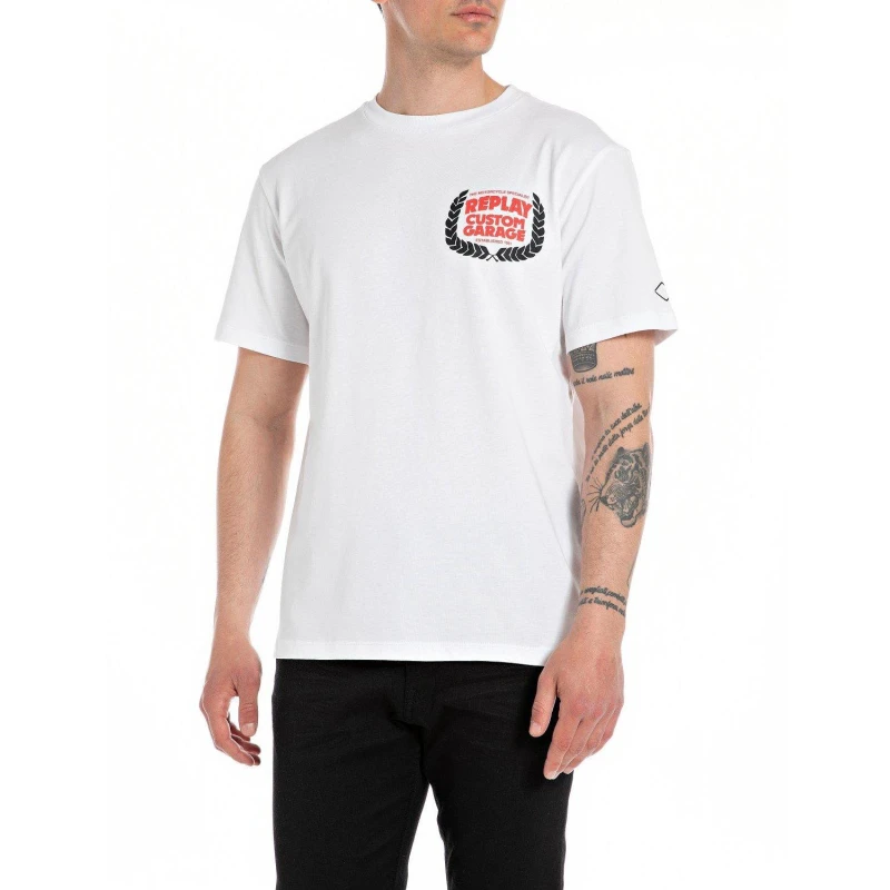 Image of Replay Panther T-Shirt - White White S