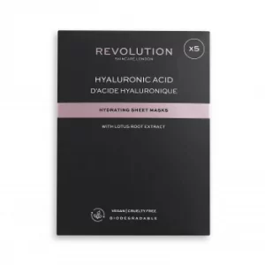 image of Revolution Skincare Biodegradable Hydrating Hyaluronic Acid Sheet Mask