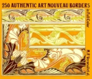 Image of 250 authentic art nouveau borders in full color