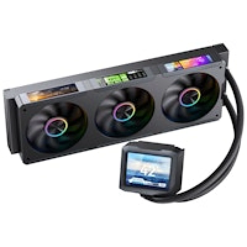 Image of Jonsbo TF3-360SCB LCD ARGB Black All In One CPU Cooler - 360mm