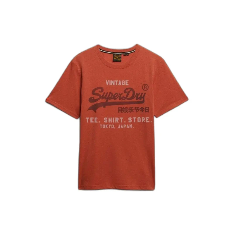Image of Superdry T-Shirt Superdry Vl Heritage Orange Male S