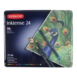 image of Derwent Inktense Pencils Set of 24