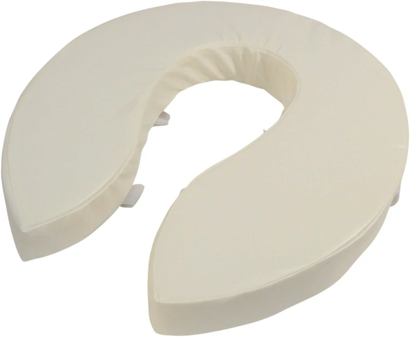 Image of Aidapt Foam Padded Raised Toilet Seat White
