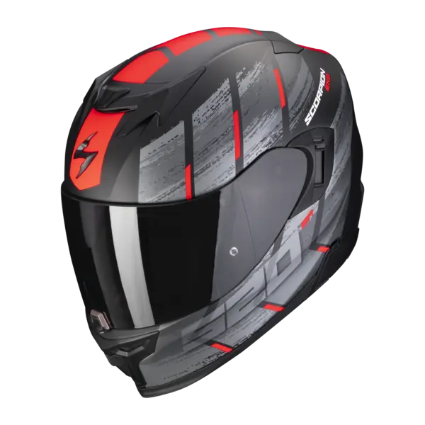 image of Scorpion Exo-520 Evo Air Maha Matt Black-Red Full Face Helmet 2XL