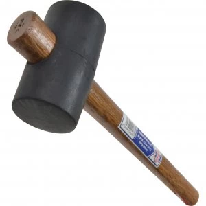 image of Faithfull Black Rubber Mallet 570g