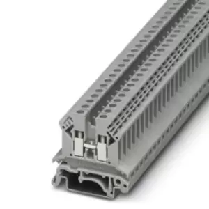 image of Phoenix Contact Grey UK 2.5 B Standard Din Rail Terminal, 24 12 AWG, 800 V