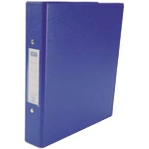 image of Elba A5 Ring Binder Heavyweight PVC 2 O Ring 25mm Capacity Blue 1 x Pack of 10