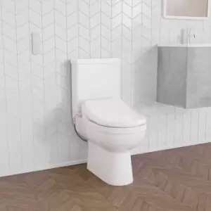 image of Close Coupled Toilet with Smart Bidet Toilet Seat