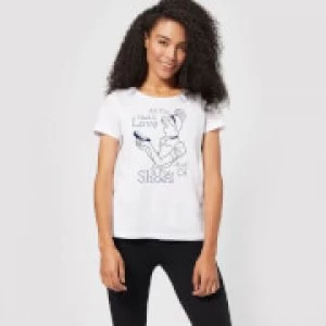 Image of Disney Princess Cinderella All You Need Is Love Womens T-Shirt - White