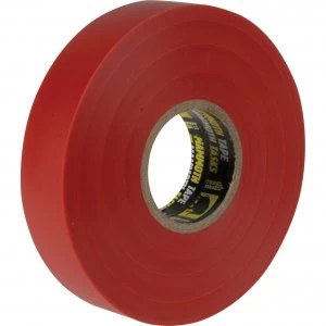 Image of Everbuild Electrical Insulation Tape Red 19mm 33m