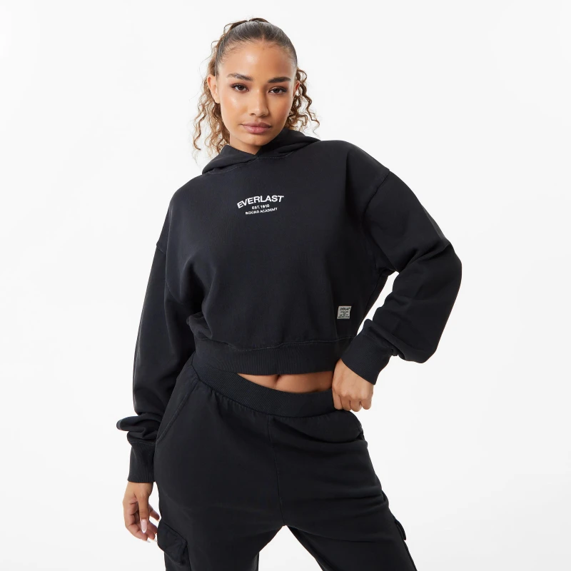 Image of Everlast Graphic Hoodie - Black 8