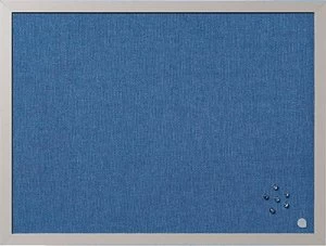 image of Bi-Office Blue Bells Pearl Notice Board 60x45