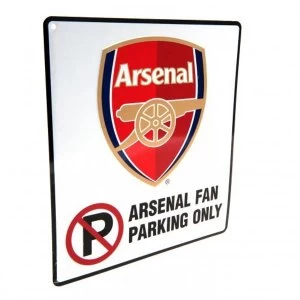 image of Arsenal FC No Parking Sign