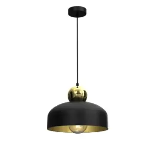 image of Milagro Pendant Lamp Harald Black 1 x E27