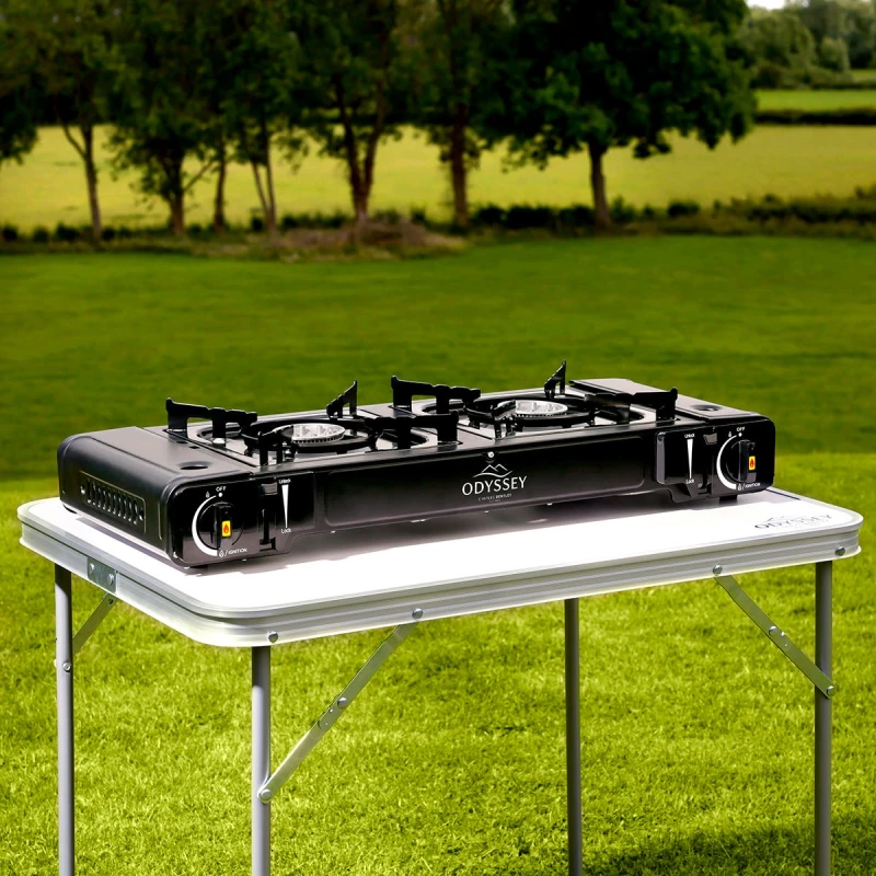 Image of Charles Bentley Odyssey Camping Gas Stove Double