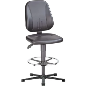 Image of ESD Unitec 3 High Chair Black + Glides/Footring