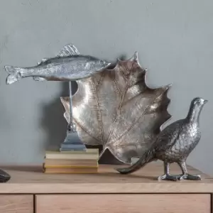 Image of Barbary Pheasant Ornament Silver