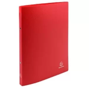 image of Exacompta Ring Binder Opaque 54195SE Polypropylene A4 15mm 2 ring Red Pack of 25