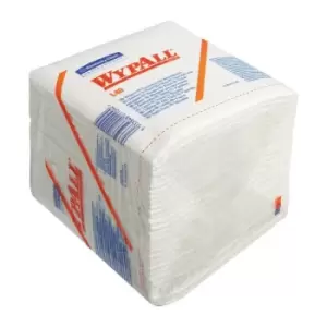 Image of Torchon WYPALL L 40 7471 L305xl318env. mm blanc 1 couche plie en quarts WYPALL