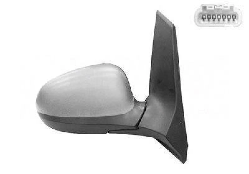 Image of VAN WEZEL 1873818 Wing mirror * HAGUS * Right, with temperature sensor, primed Outside Mirror (50)