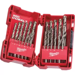 image of Milwaukee 25 Piece HSS-G Co Red Cobalt Drill Set