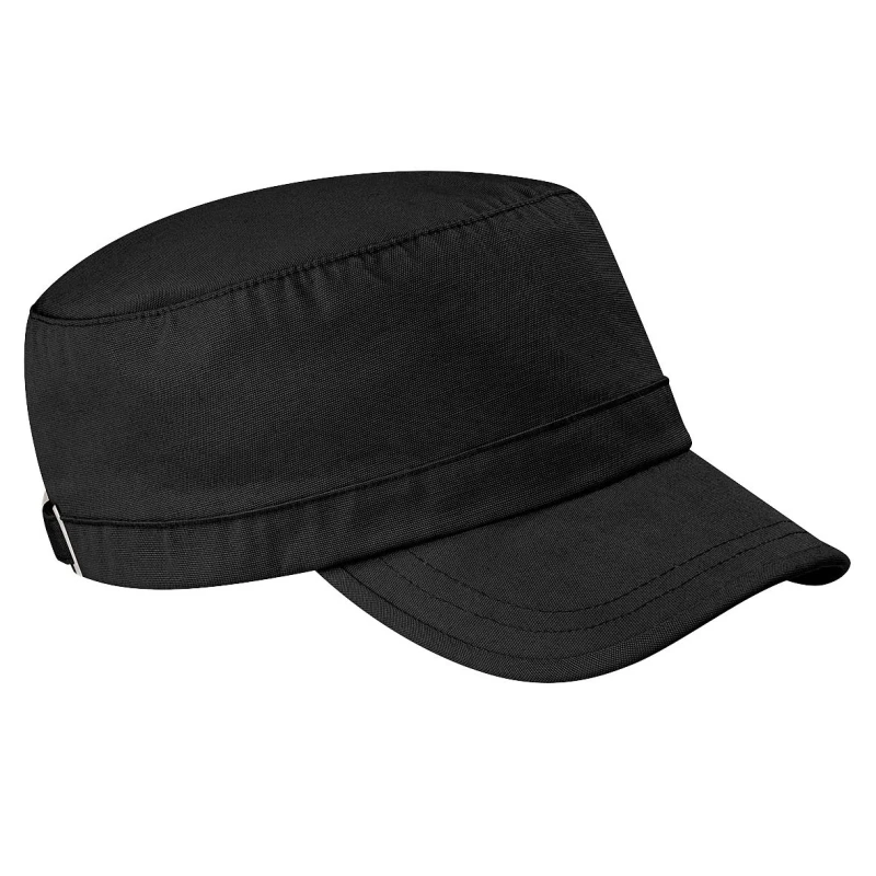 Image of Beechfield Beechfield Army Cap Headwear Pack of 2 in Black One Size Unisex 5059269087838
