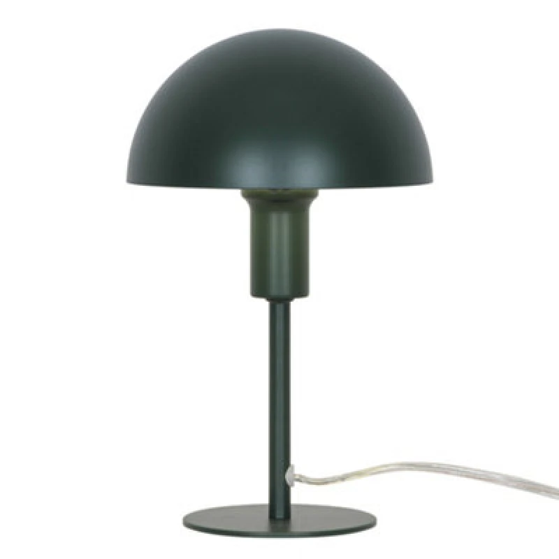 Image of Nordlux Ellen Indoor Table Lamp Green Metal E14 Dome Shade - Mains Powered, Ip20