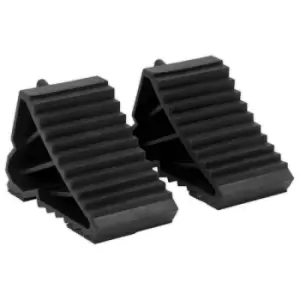 image of Sealey WC09 Composite Wheel Chocks 0.44kg - Pair