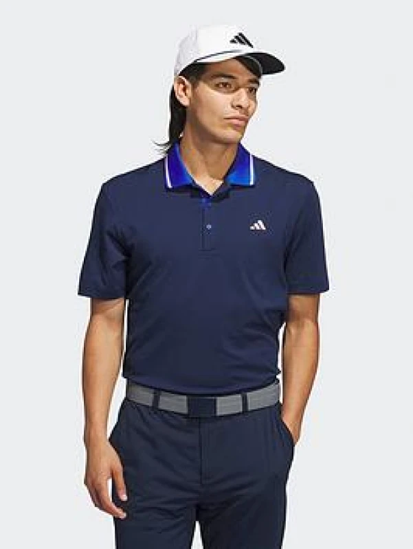 Image of adidas Ultimate365 Tour Twistknit Polo Shirt Mens - Blue Blue XL