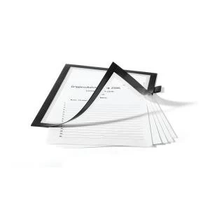 Image of Durable DURAFRAME NOTE A4 Self Adhesive Magnetic Frame Black 499301