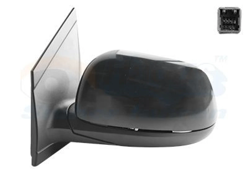 Image of VAN WEZEL Wing mirror VAN WEZEL 8314815