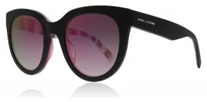 Marc Jacobs Marc233/S Sunglasses Black / Fuschia Glitter 2PM 51mm