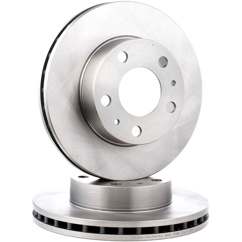 Image of STARK SKBD-0023114 Brake disc Front Axle, Vented, Cast Iron, Uncoated, Untreated, without bolts/screws Cast Iron Brake Disc (82)