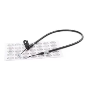 Image of A.B.S. Brake Cable K10596 Hand Brake Cable,Parking Brake Cable MERCEDES-BENZ,190 (W201),Stufenheck (W124),W124 T-modell (S124),W124 Coupe (C124)
