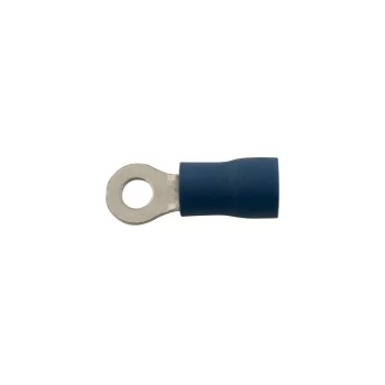 image of CONNECT Wiring Connectors - Blue - Ring - 3.2mm - Pack Of 100 - 30181