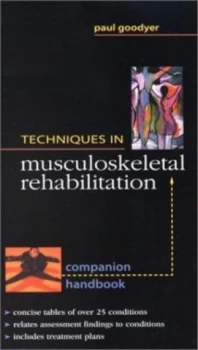 Image of Techniques of Musculoskeletal Rehabilitation by Paul Goodyer Paperback
