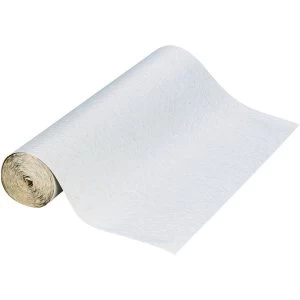 Image of Wickes Woodchip Wallpaper White - 10m