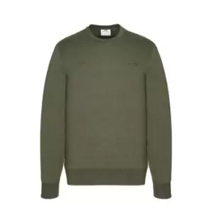 image of Slazenger Fleece Crew Sweater Mens - Green